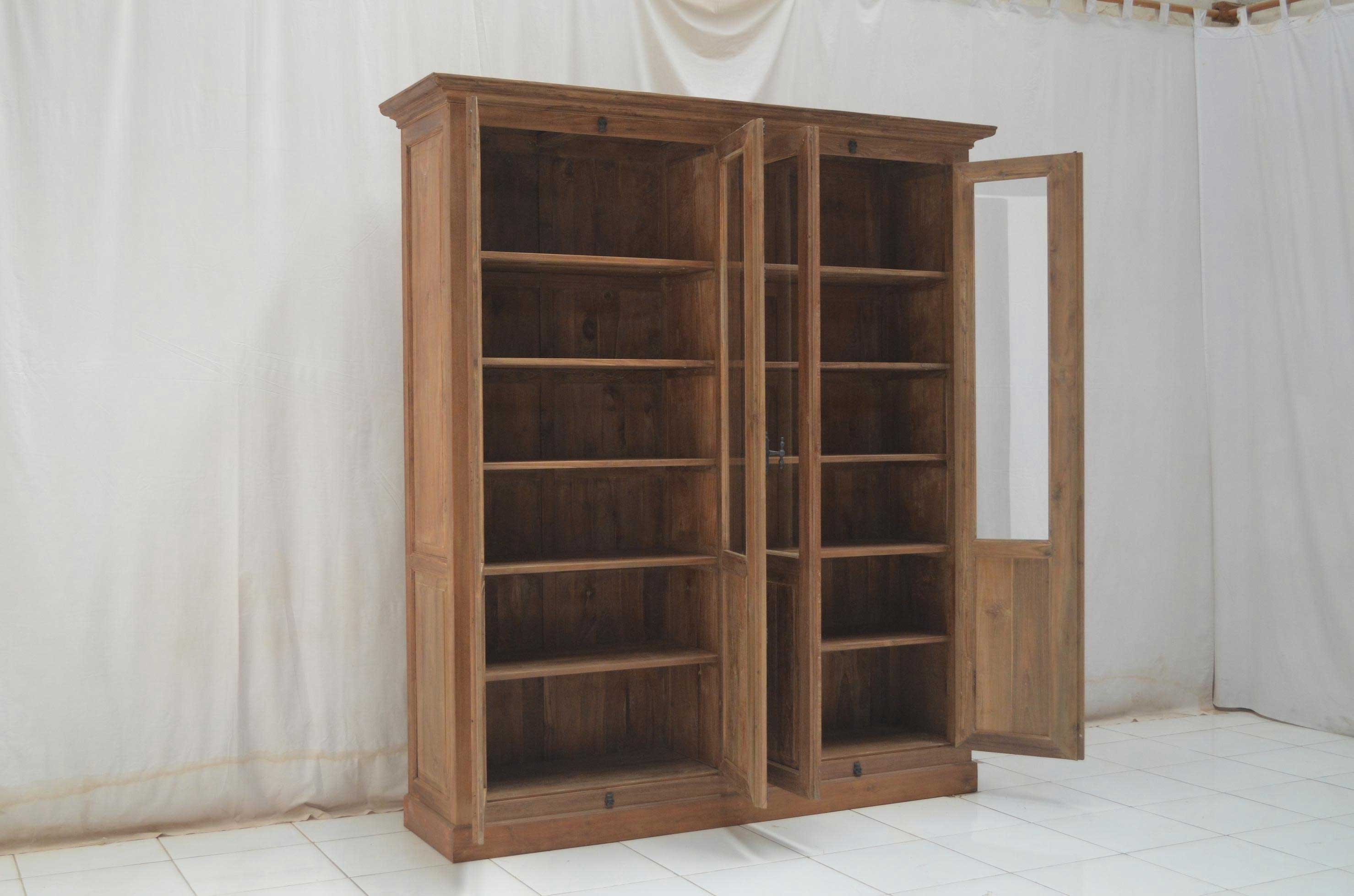 Anouk- Vitrinekast - Teak Meubelen - Baan Wonen