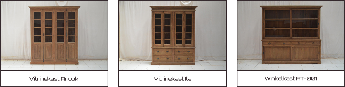 Overzicht - Kasten - Teak Meubelen - Baan Wonen