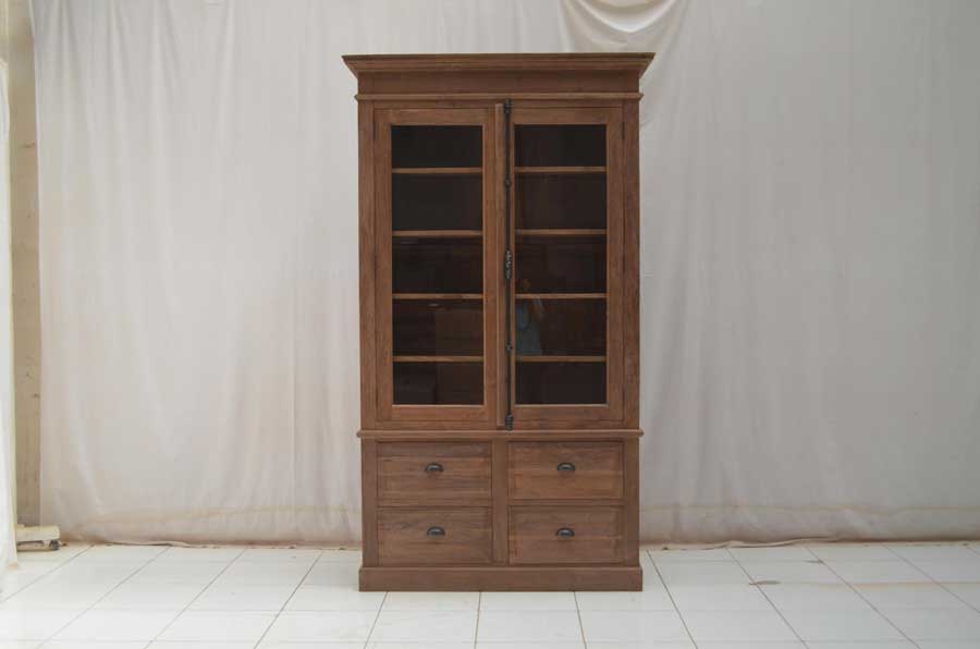 Ita Vitrinekast - Teak Meubelen - Baan Wonen